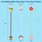 Crochet Kit for Beginners: 3 Animal & Flower Bookmarks Knitting Kits for Starter w/Easy Yarn, Crochet Hook&Easy Video Tutorials-Wobbles Crochet Animal Kit for Adults, Birthday Gifts for Women